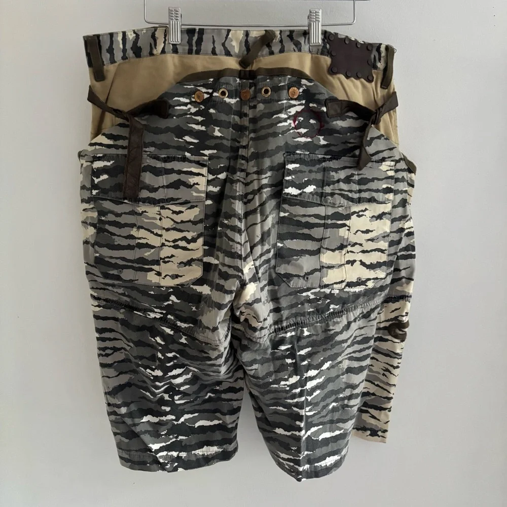 Sabit Men’s Camouflage Cargo Shorts Size 38 - Picture 2 of 12